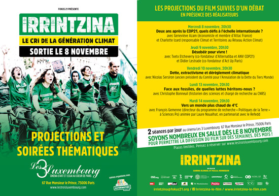 Lien vers la bande annonce d'Irrintzina